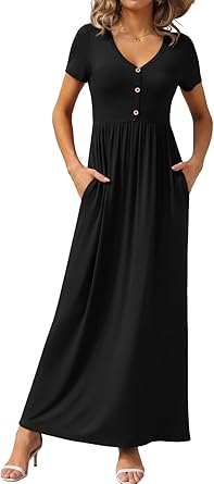 elegant button front maxi dress elegant button front maxi dress