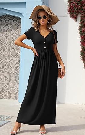 elegant button front maxi dress elegant button front maxi dress