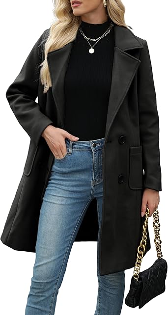 urban elegance double breasted coat urban elegance double breasted coat