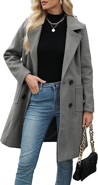 urban elegance double breasted coat urban elegance double breasted coat