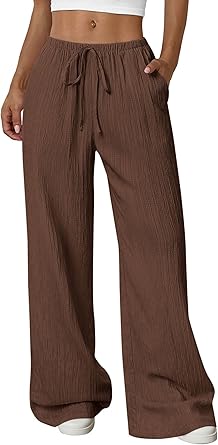 relaxed drawstring wide leg pants relaxed drawstring wide leg pants